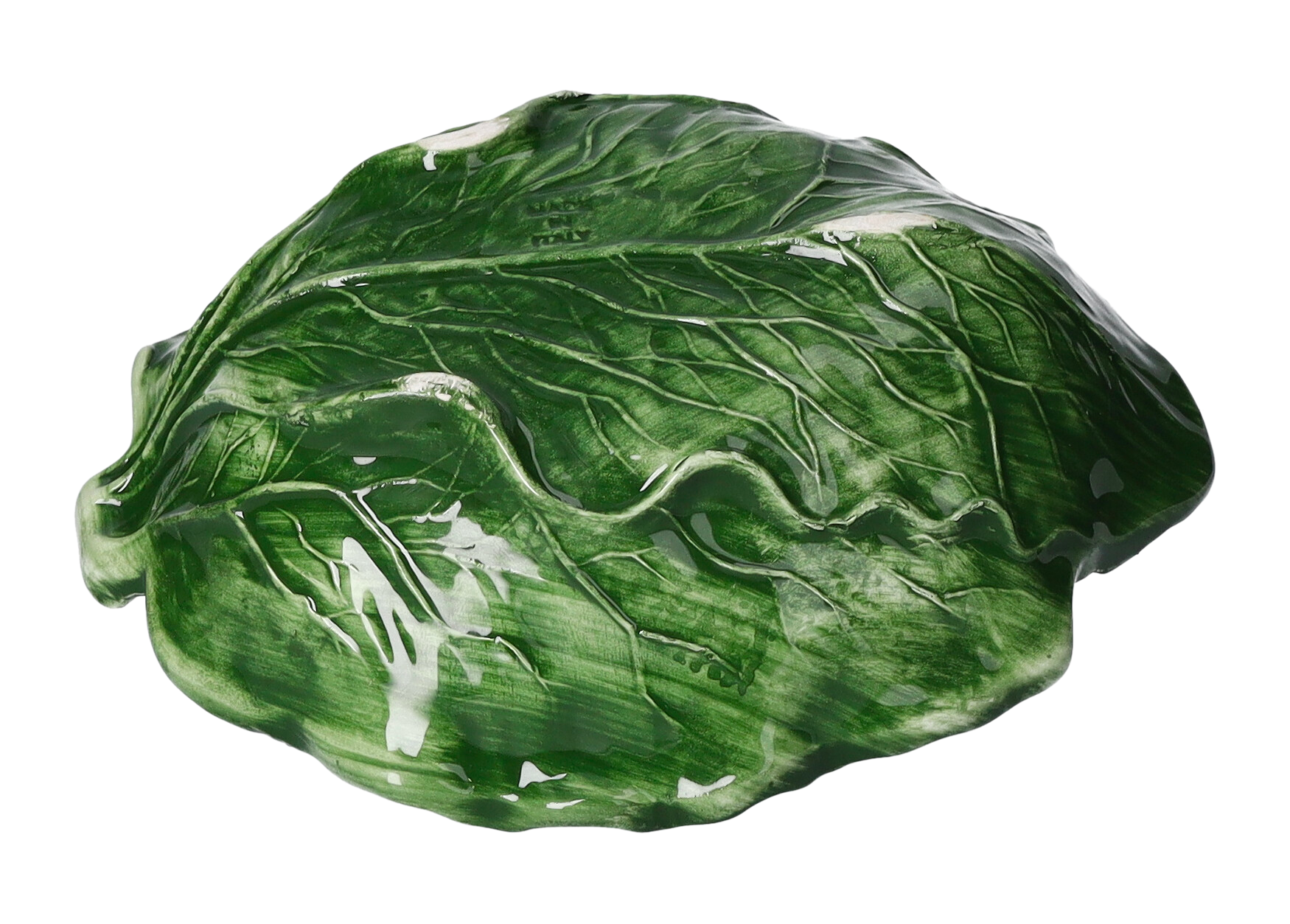 Foglia verza verde 22x19x6 h cm
