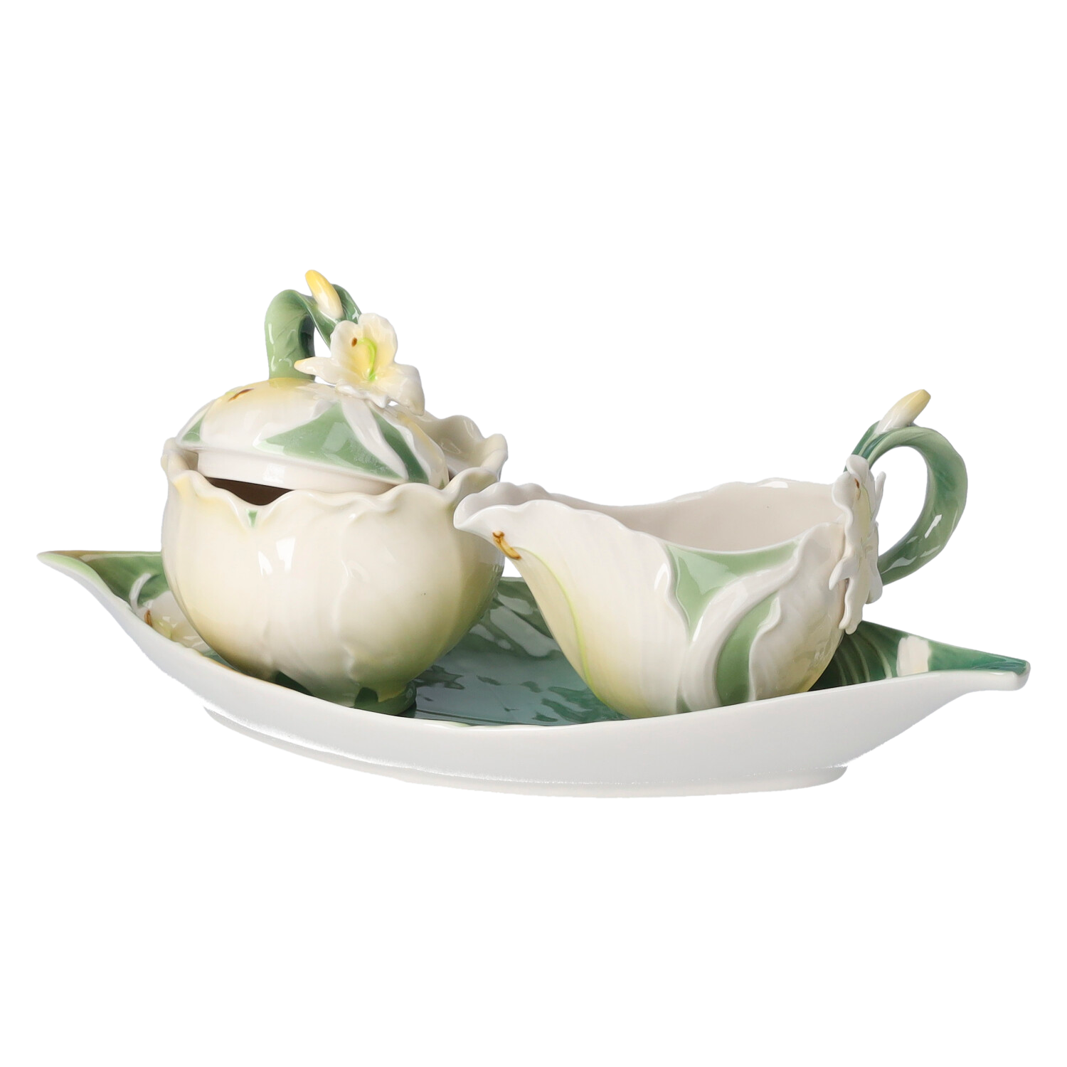 Set zuccheriera e lattiera trionfo primavera