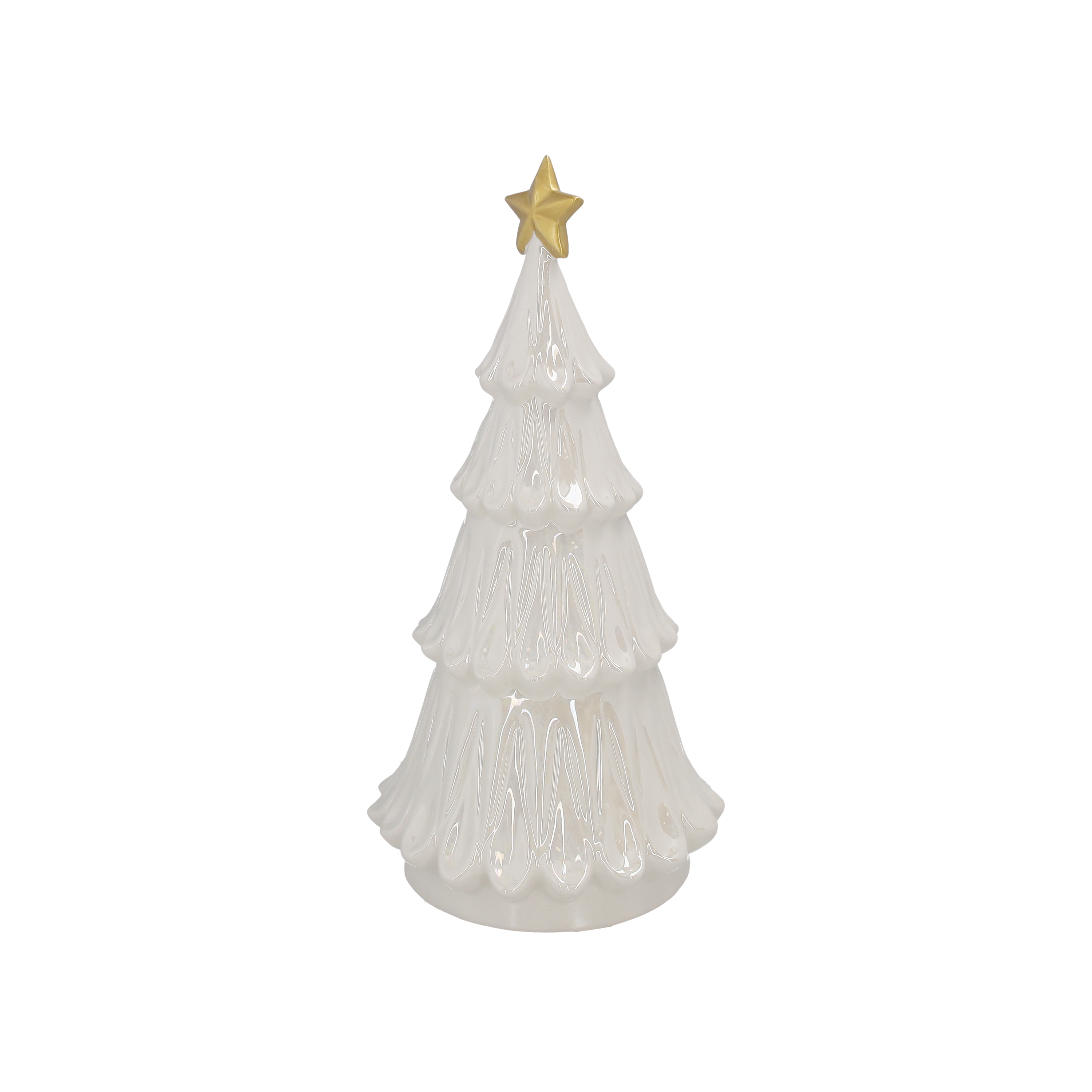 Albero bianco in ceramica Ø 15 x h 31 cm