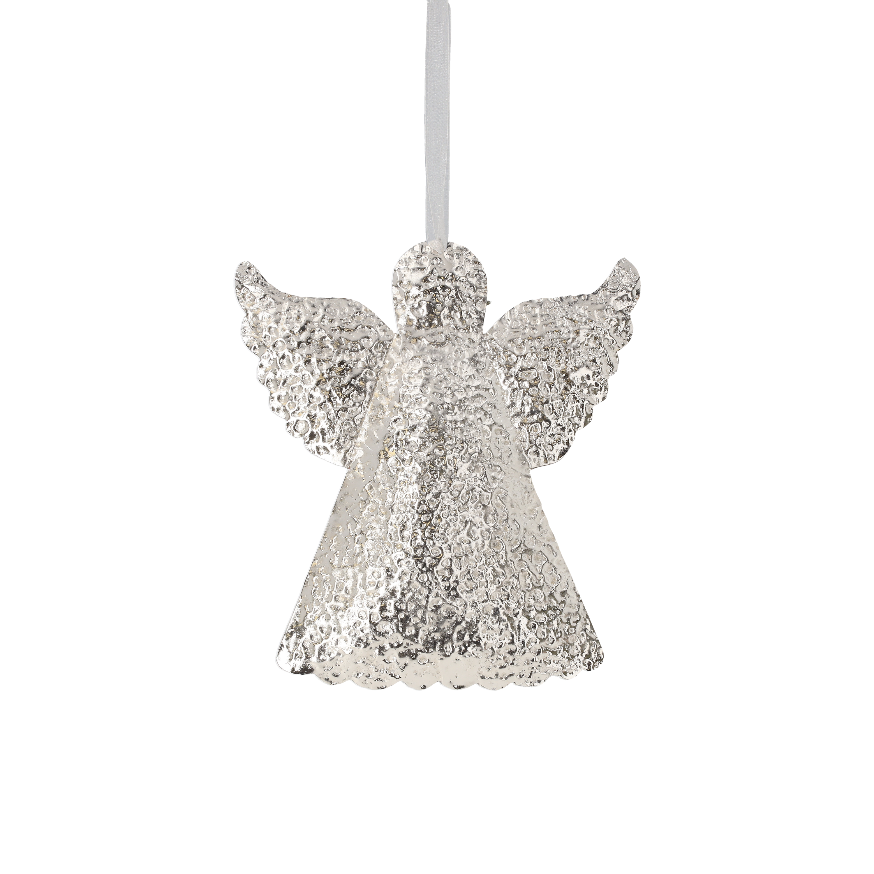 Angelo silver in metallo h 23 x 22 x 3 cm