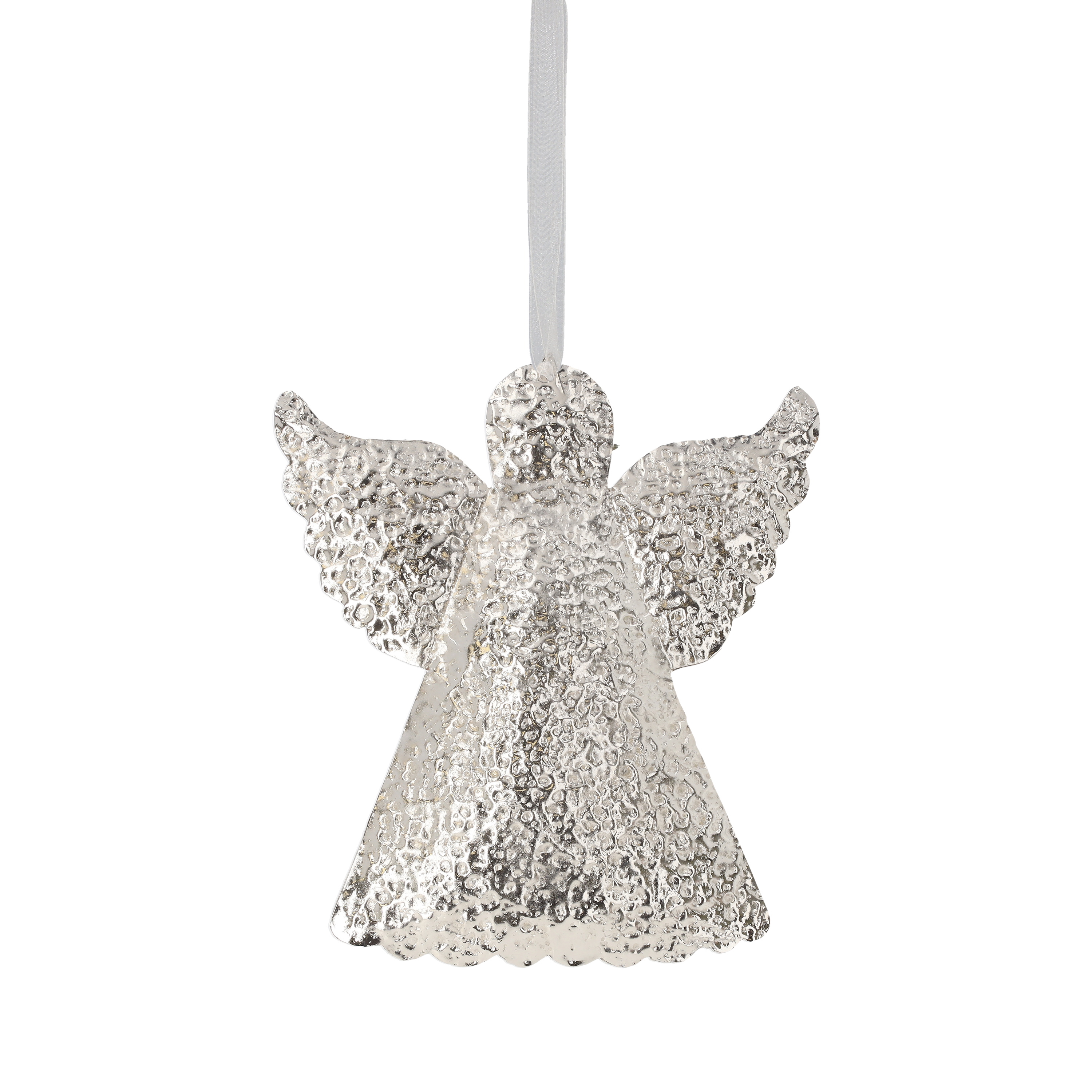 Angelo silver in metallo h 30 x 28 x 3 cm