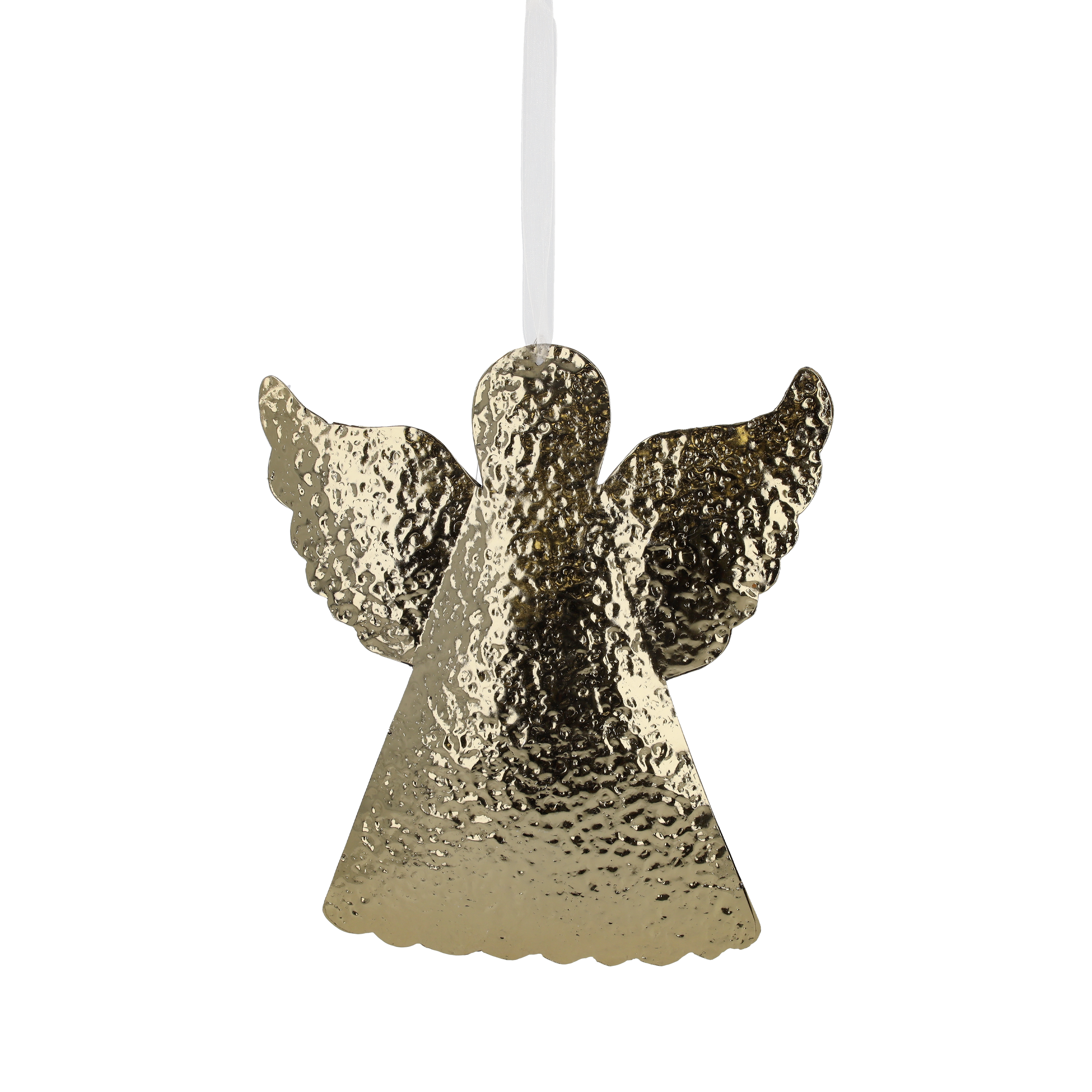 Angelo gold in metallo h 30 x 28 x 3 cm