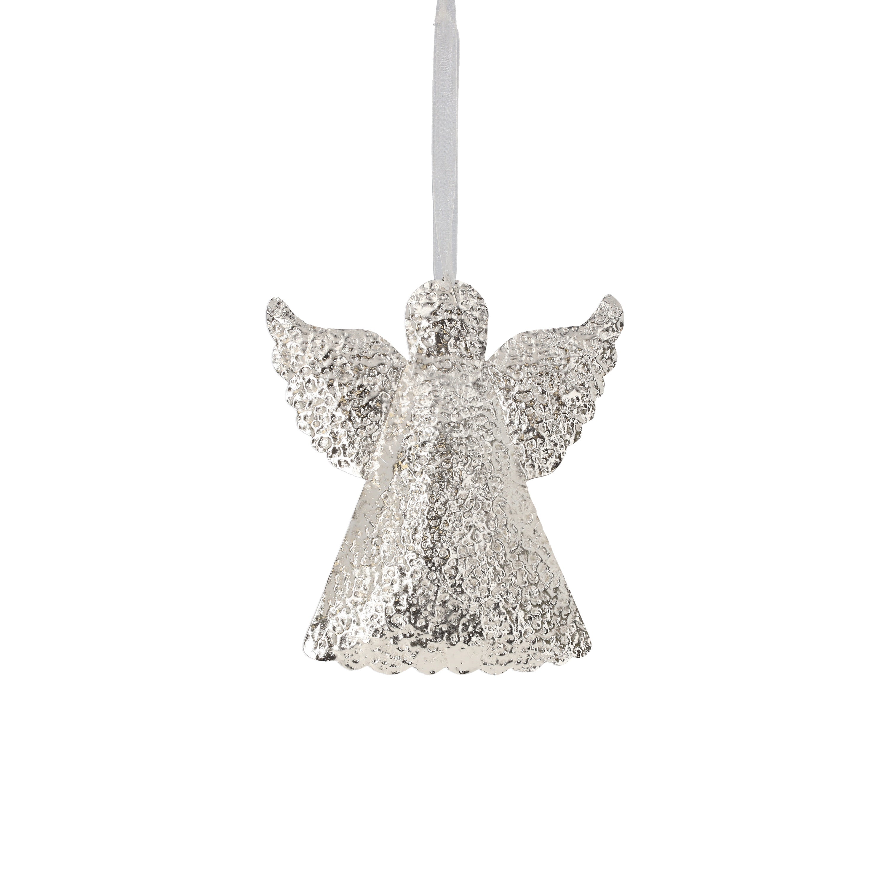Angelo silver in metallo piccolo h 18 x 17 x 3 cm