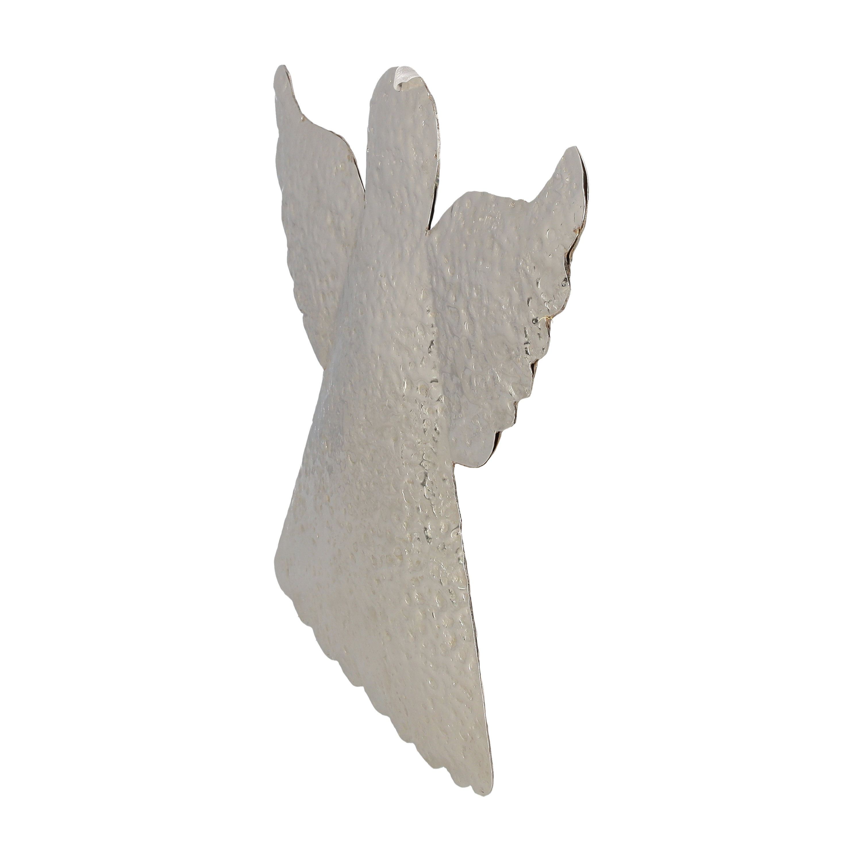 Angelo silver in metallo h 30 x 28 x 3 cm