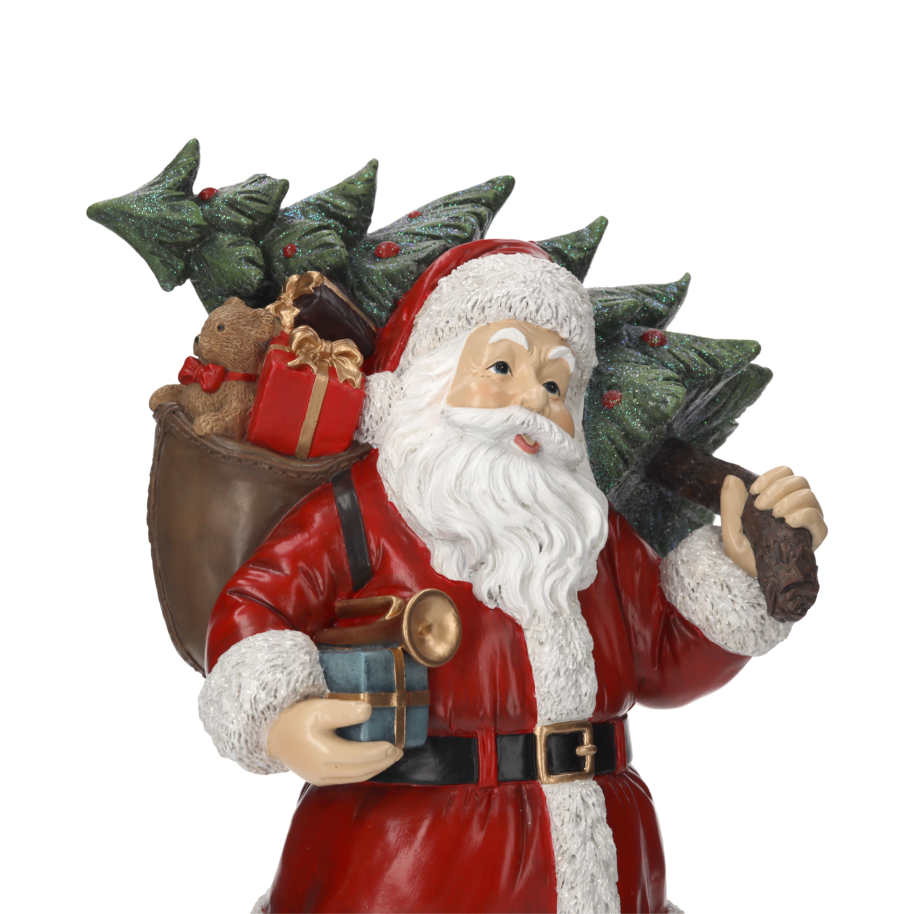 Babbo Natale in resina h 44 x 20 cm