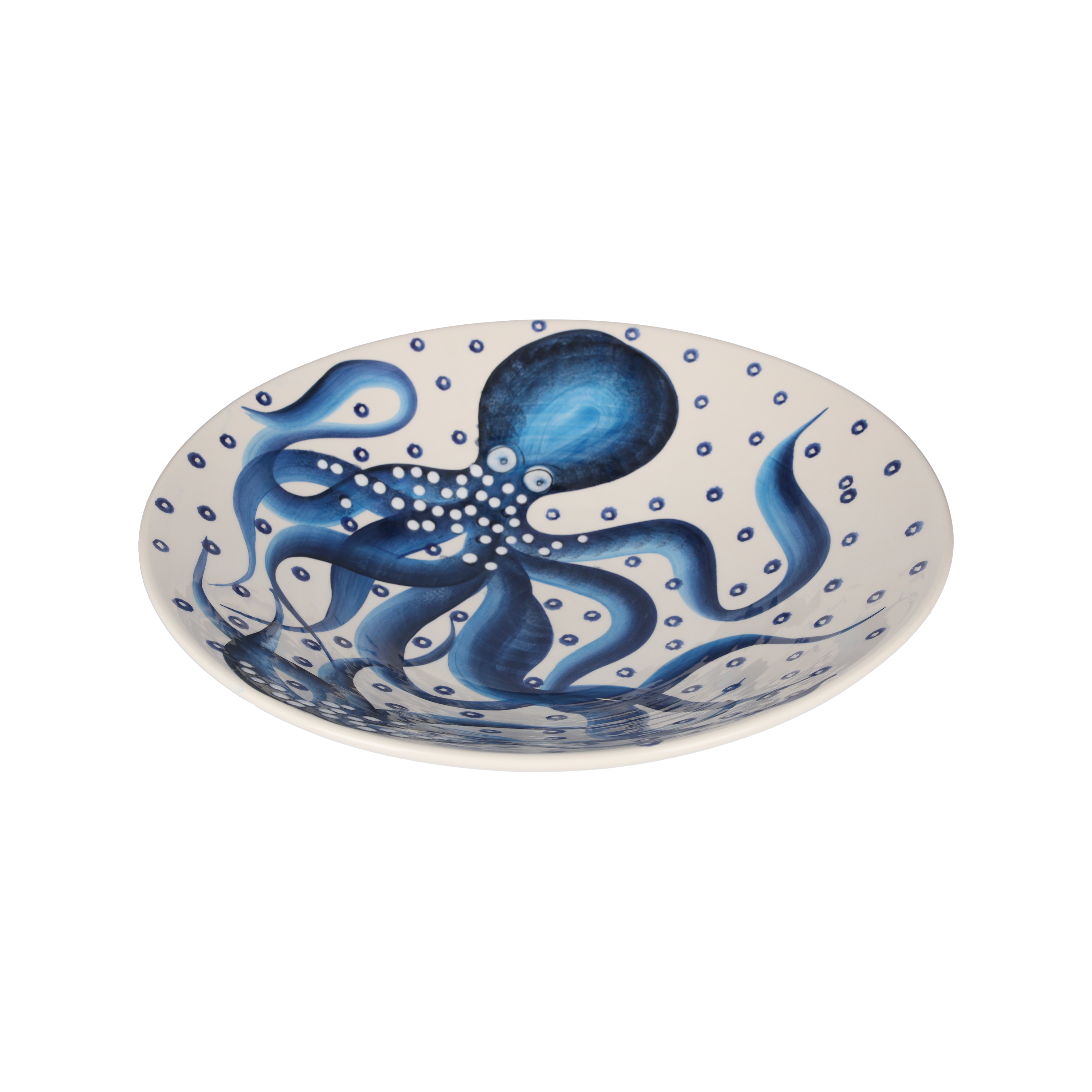 Bowl Grande Polipo in Ceramica Italiana – Design Mare (diametro cm 36)