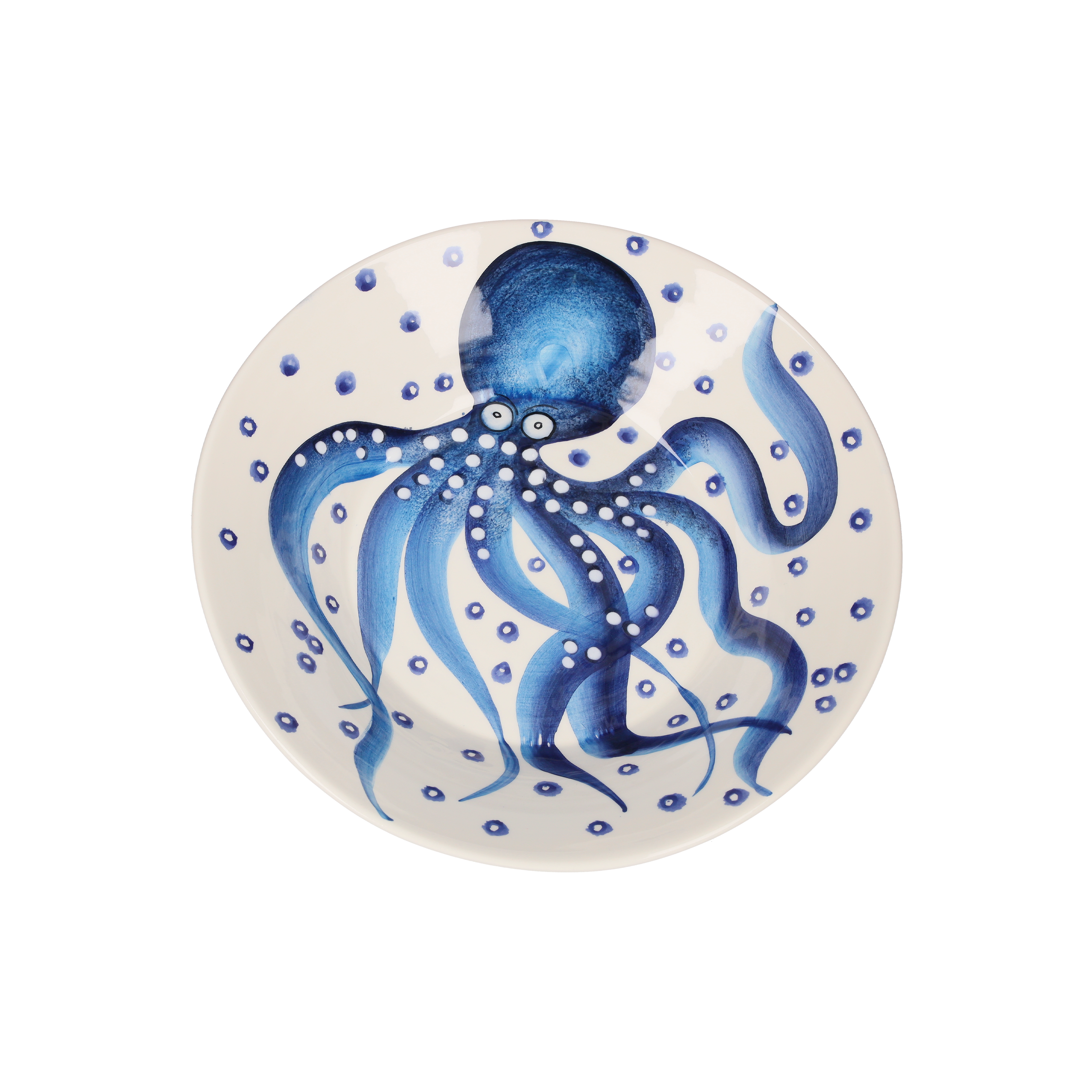 Bowl polipo in ceramica Ø 27 x h 6 cm
