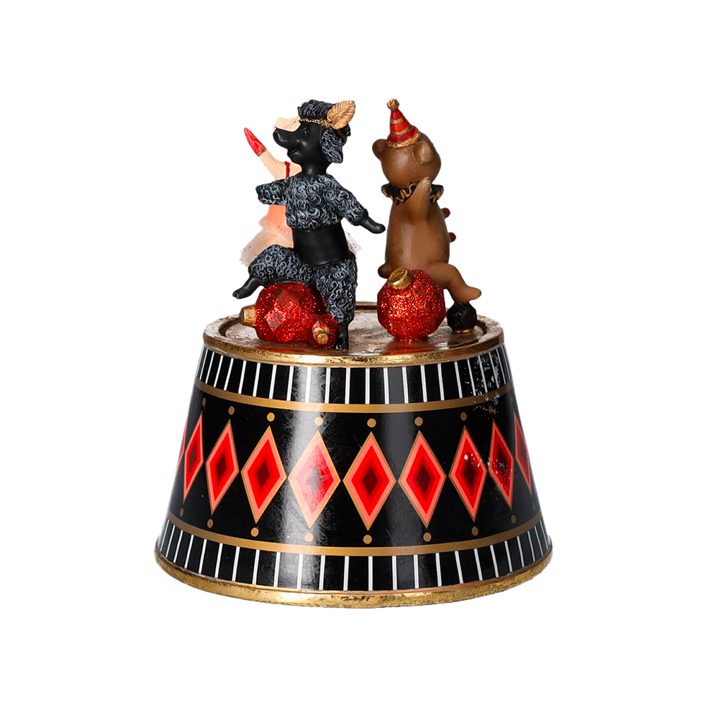 Carillon cono con animaletti h 22 x Ø 18 cm