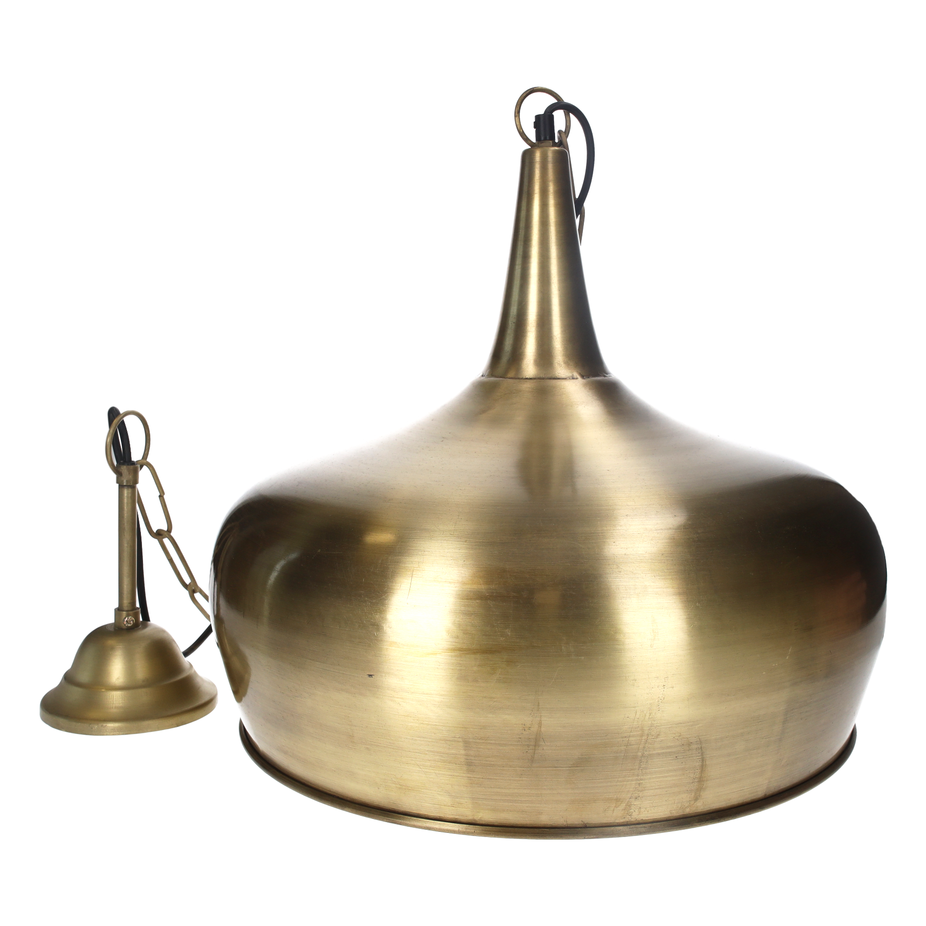 Lampada sospensione gold d 45 h 43 cm in metallo oro