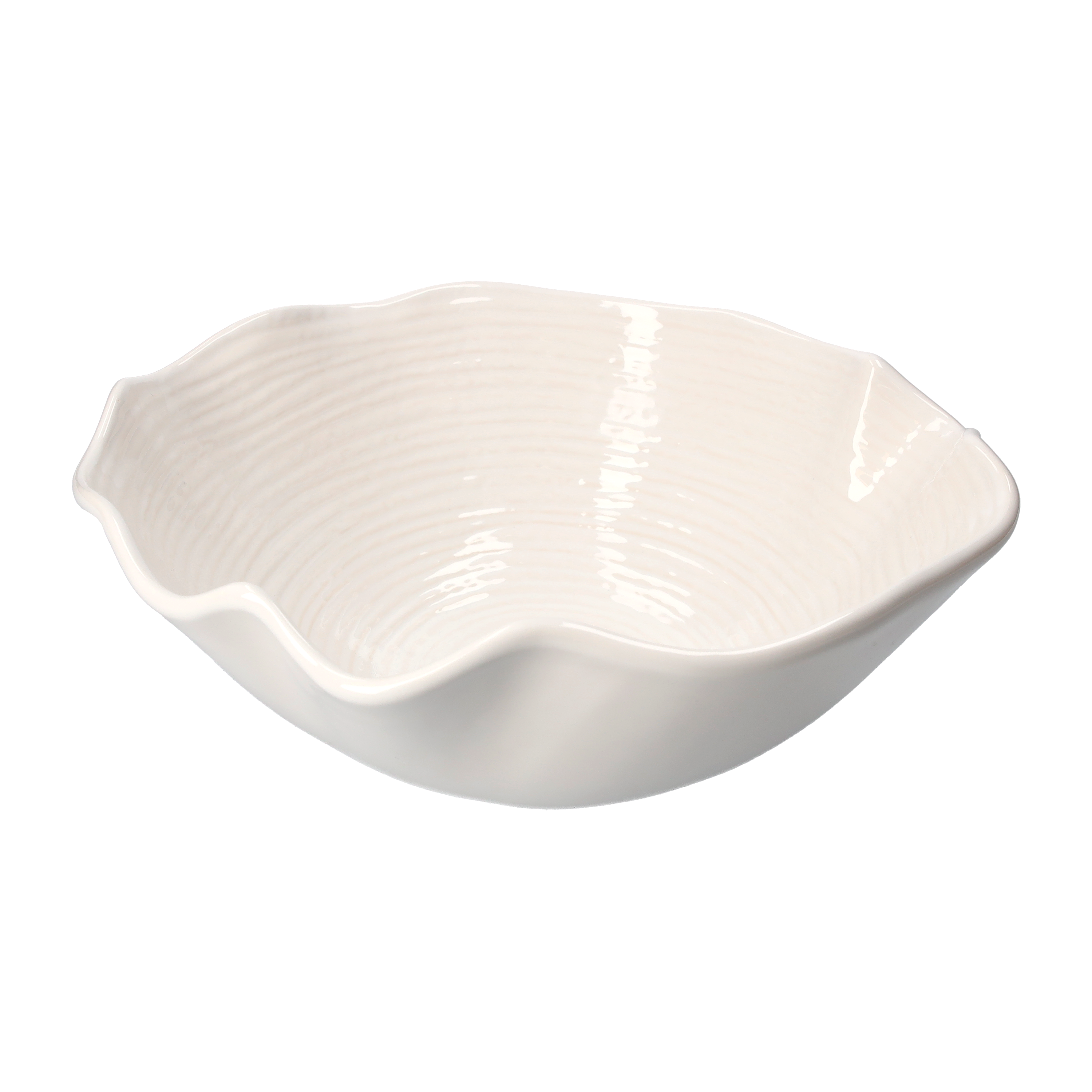 Vasca Piccola Bianca Ø 30 cm in Ceramica