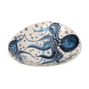 Ciotola Ovale Grande “Polipo” in Ceramica Decorativa H 6,5 x 33 x 26,5 cm