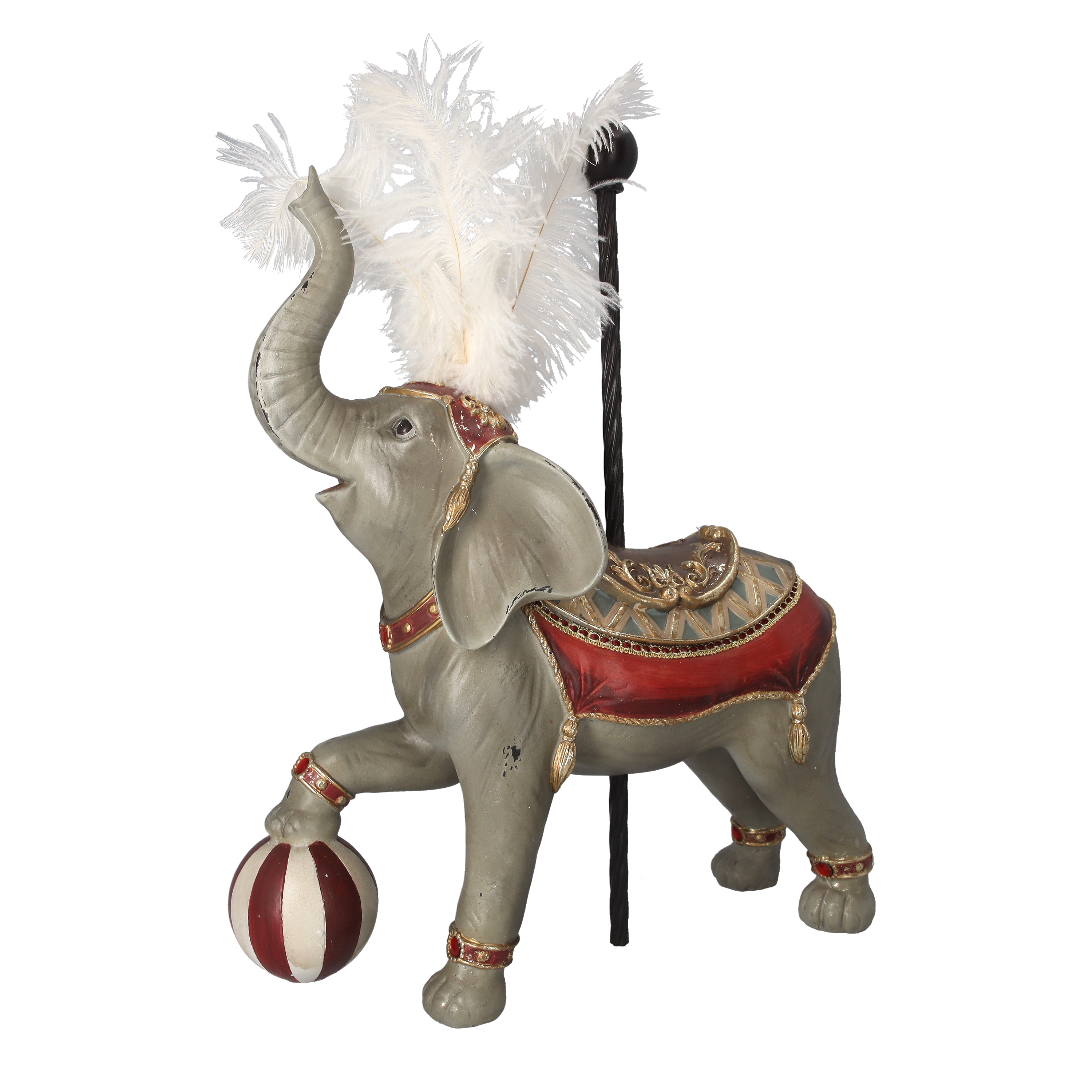 Elefante decorativo in resina h 54 x 43 x 17 cm