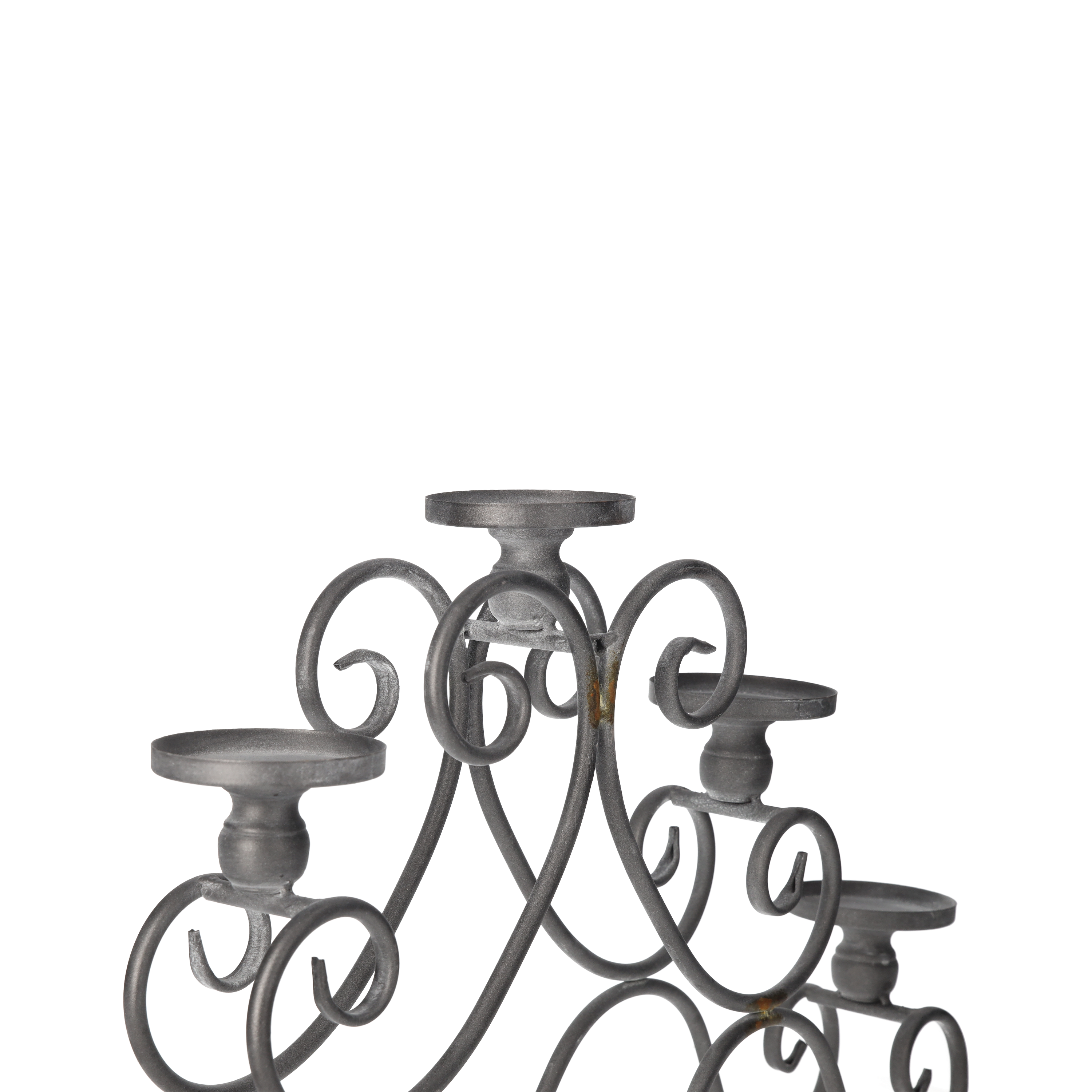Candelabro 5 posti in ferro  33x58x8