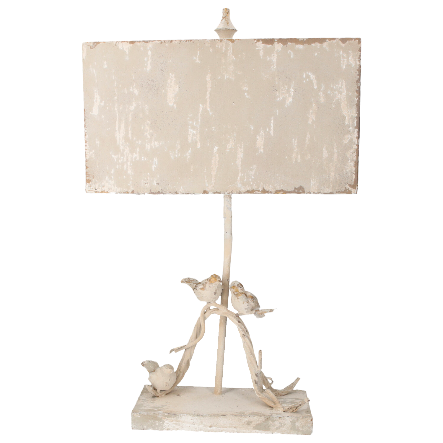 Lampada 3 uccelli con paralume 70x42x15 cm