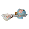 Set zuccheriera e lattiera trionfo azzurro