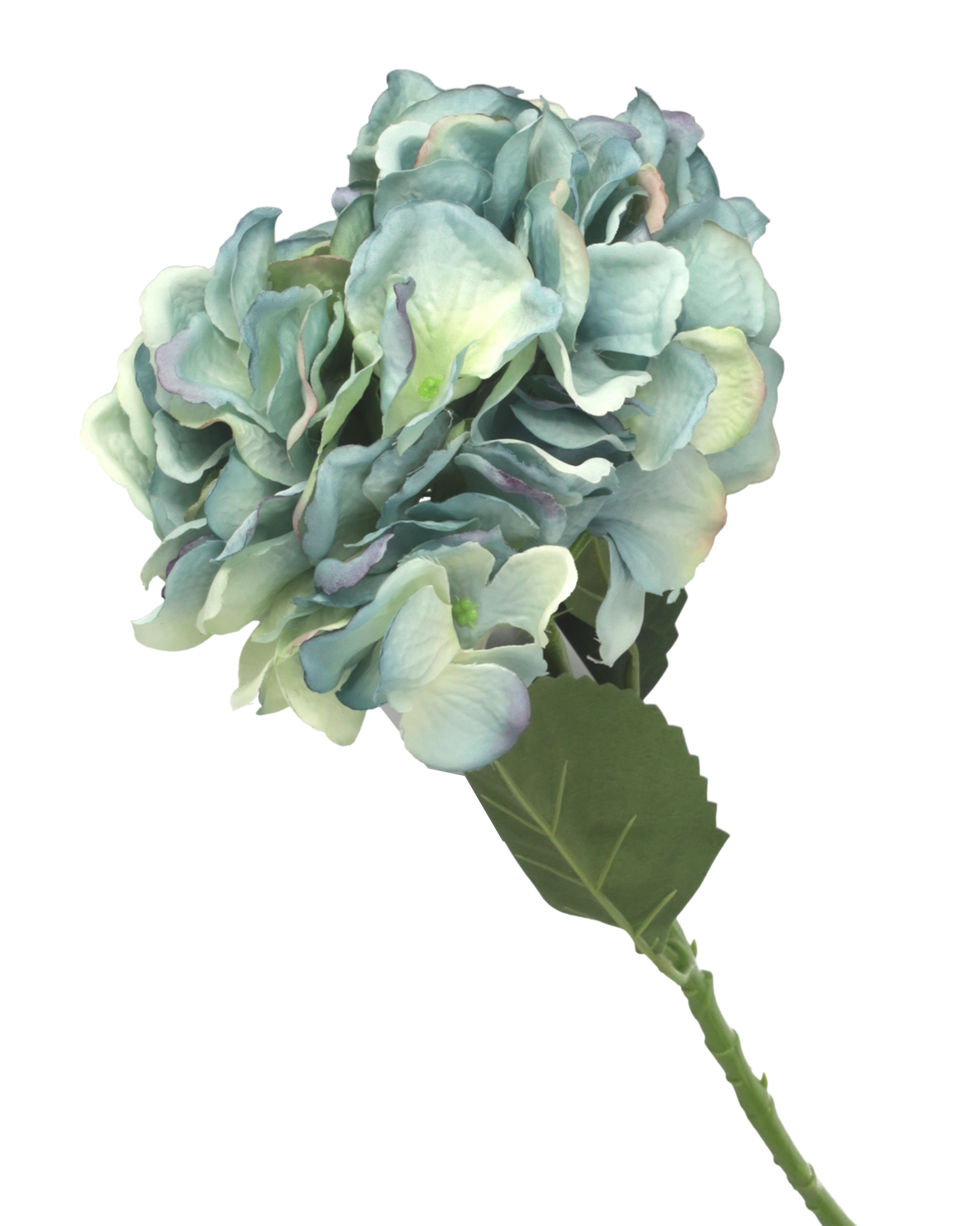 Ortensia artificiale blu antik 57 cm