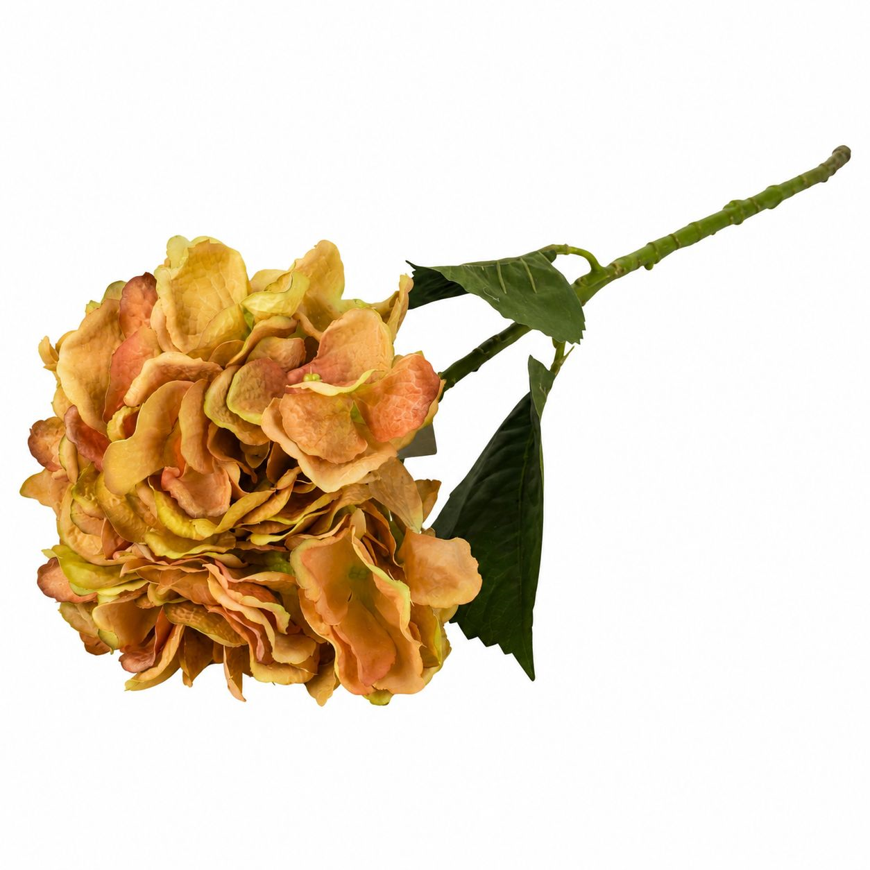 Ortensia artificiale giallo antik 57 cm