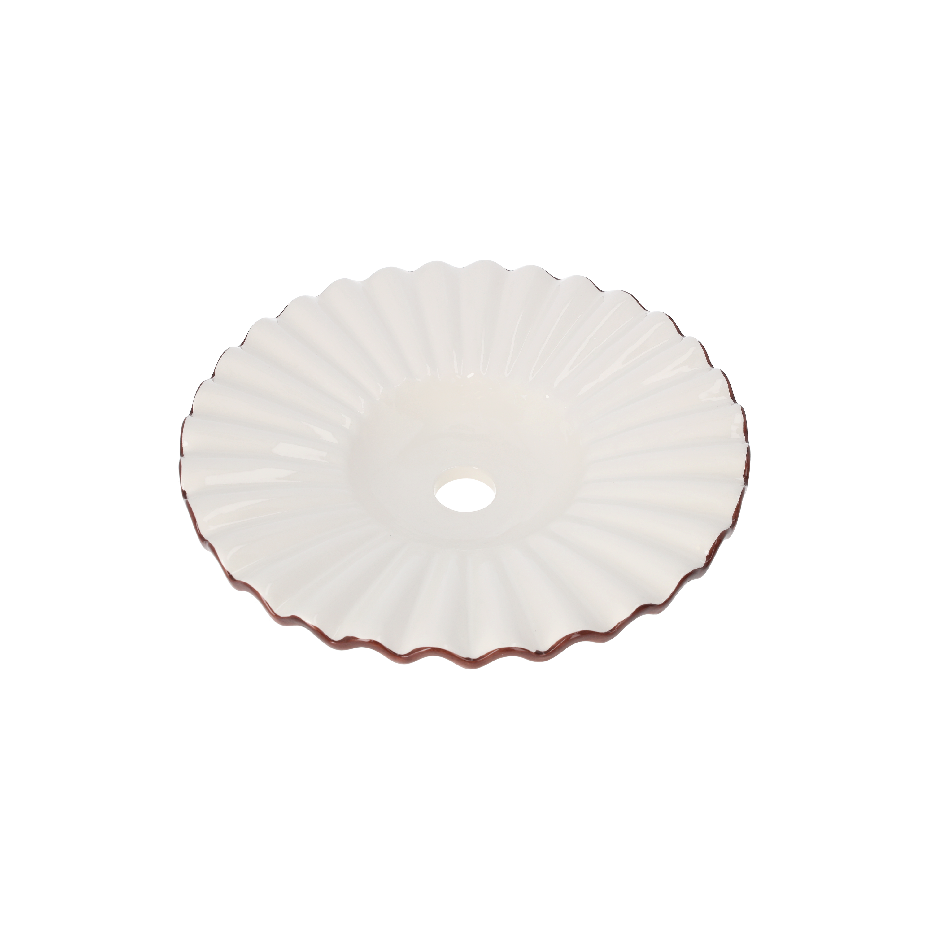 Paralume in ceramica d 39 h 8 cm ricambio per lampadario