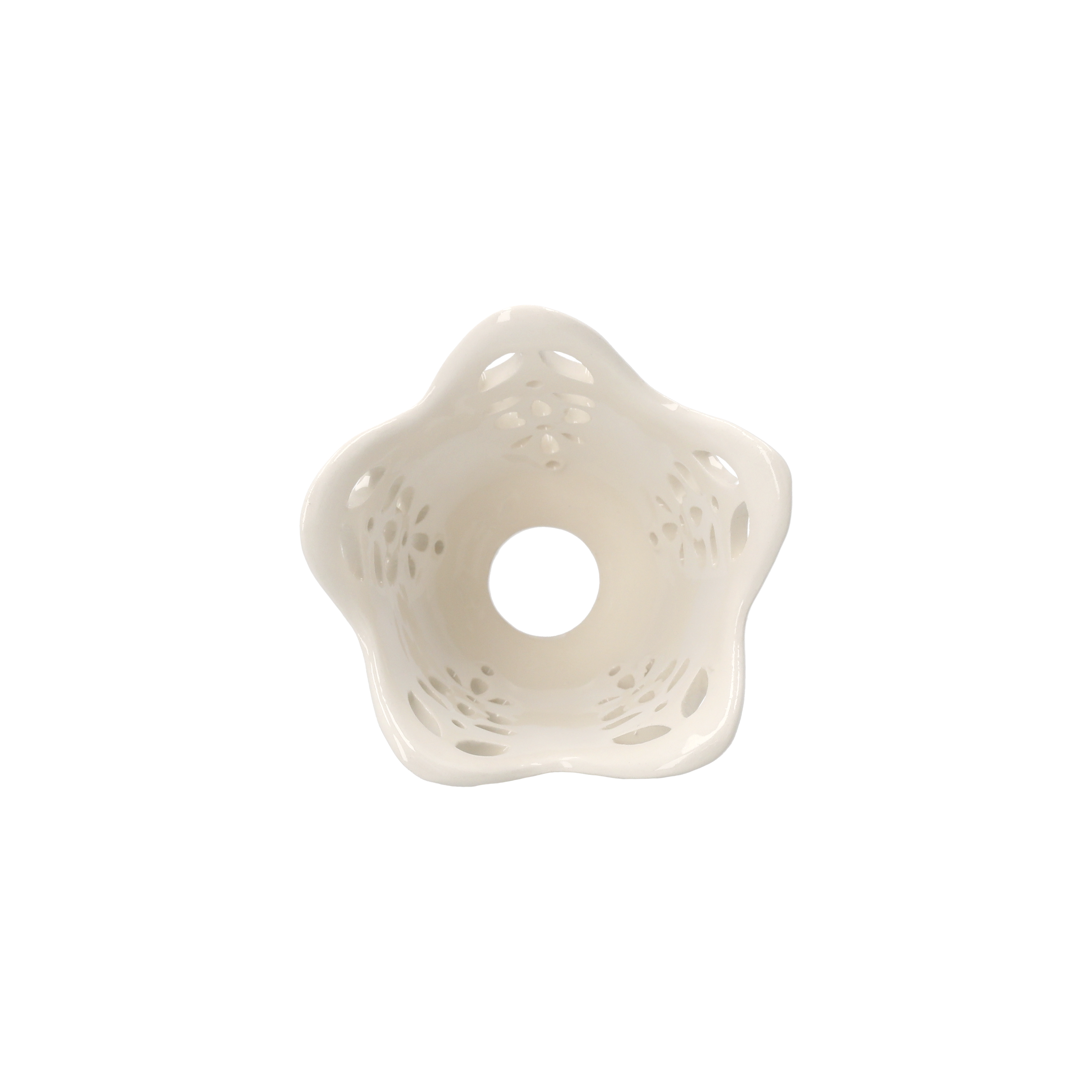 Paralume in ceramica 5 punte d 11 cm
