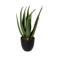 Pianta artificiale aloe vaso 40x46 cm