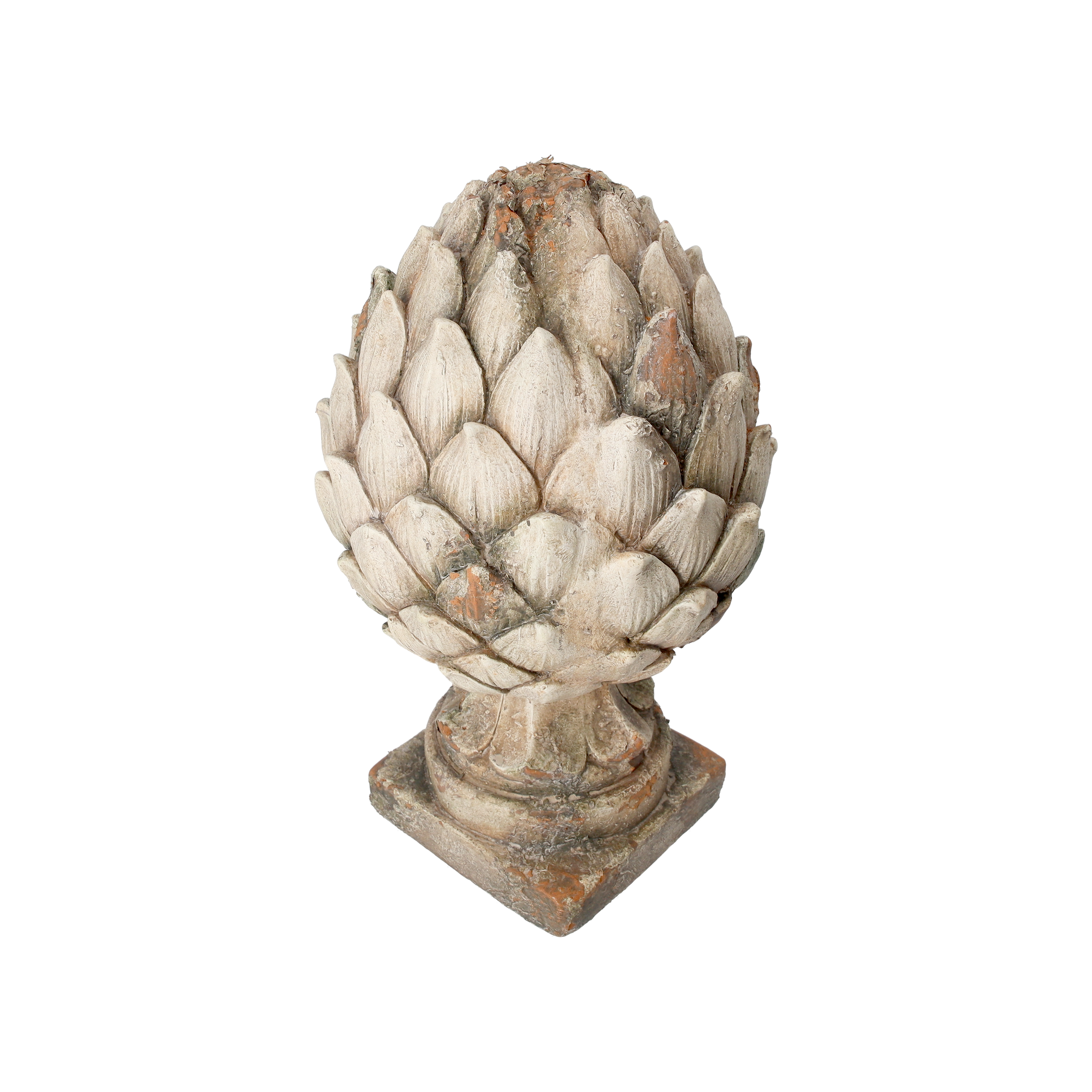 Pigna decorativa in resina rustica h 43 x 25 cm