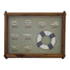 Quadro nodi decorativo design geometrico (59x45x4cm)