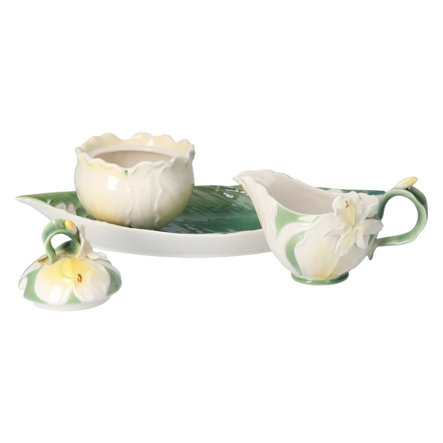 Set zuccheriera e lattiera trionfo primavera