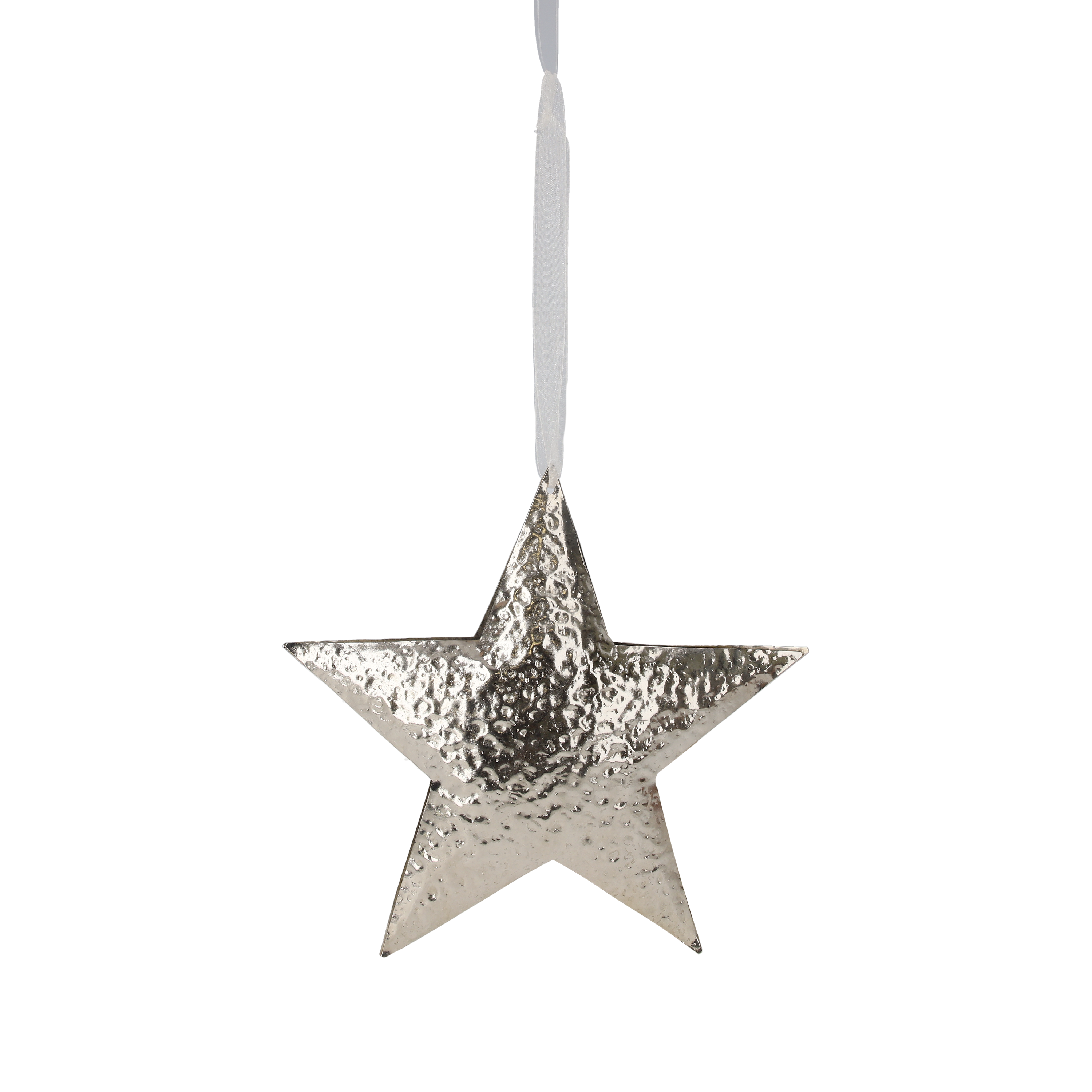 Stella silver in metallo h 25 x 25 x 3 cm