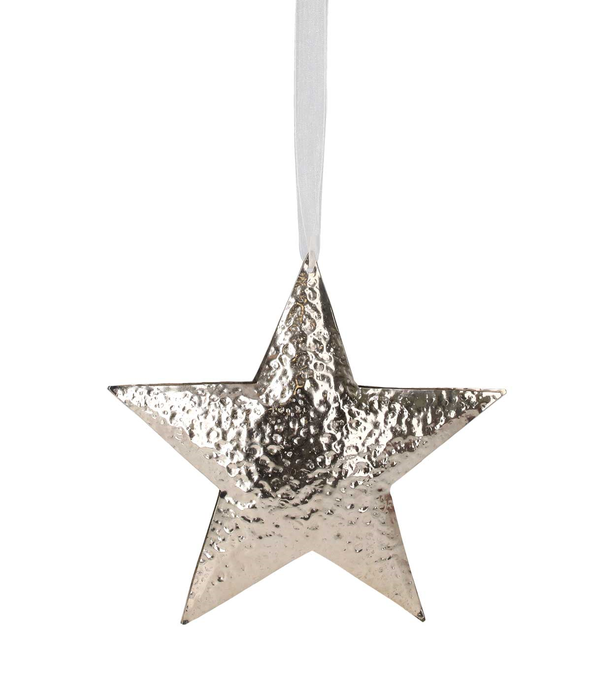 Stella silver in metallo h 20 x 20 x 3 cm