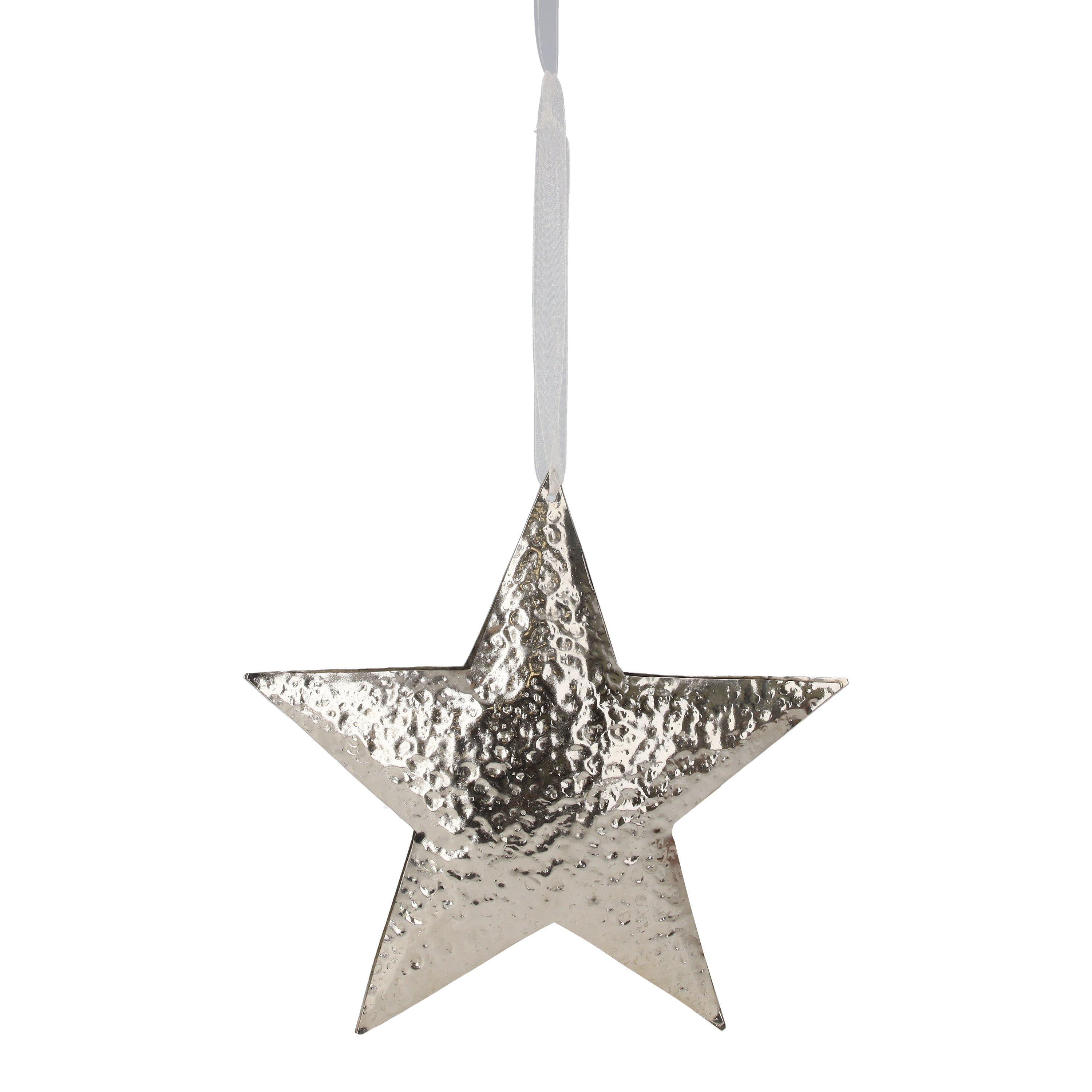 Stella silver in metallo h 30 x 30 x 3 cm