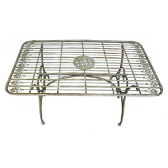 Tavolo Fumo Verde Inglese in ferro 106x60xH56 cm –  per Giardino e Outdoor