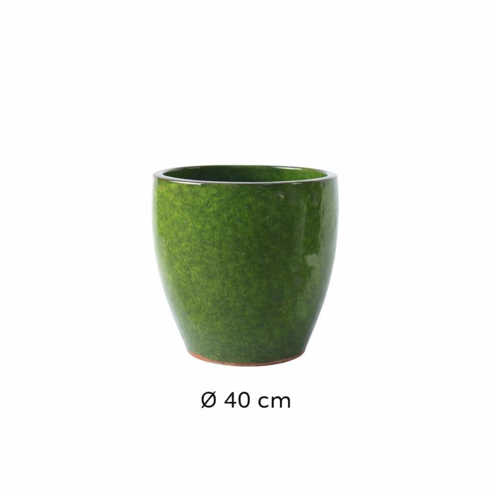 Vaso Terracotta Verde Medio D.40 H.60