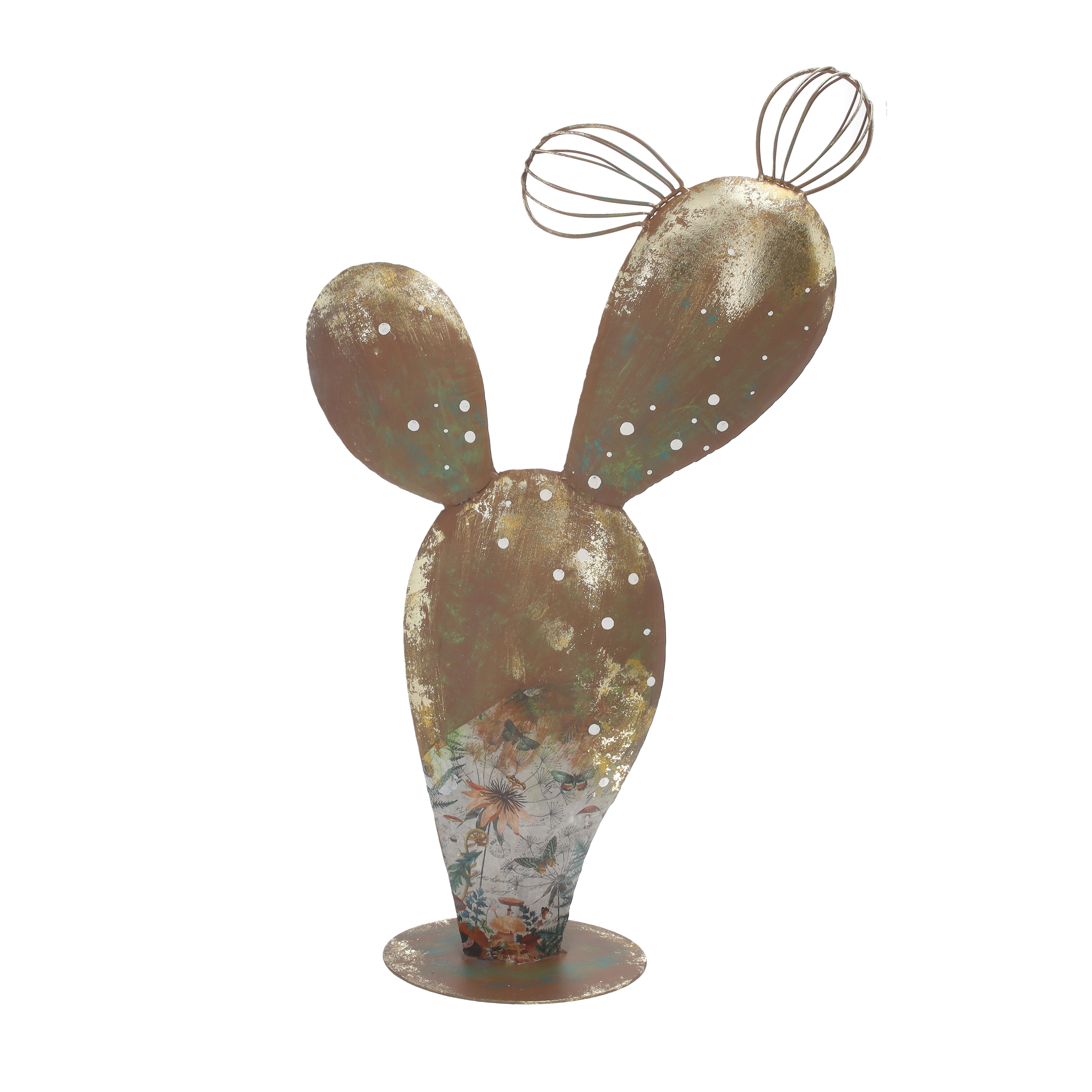 Cactus medio 60x34x12 cm in ferro corten