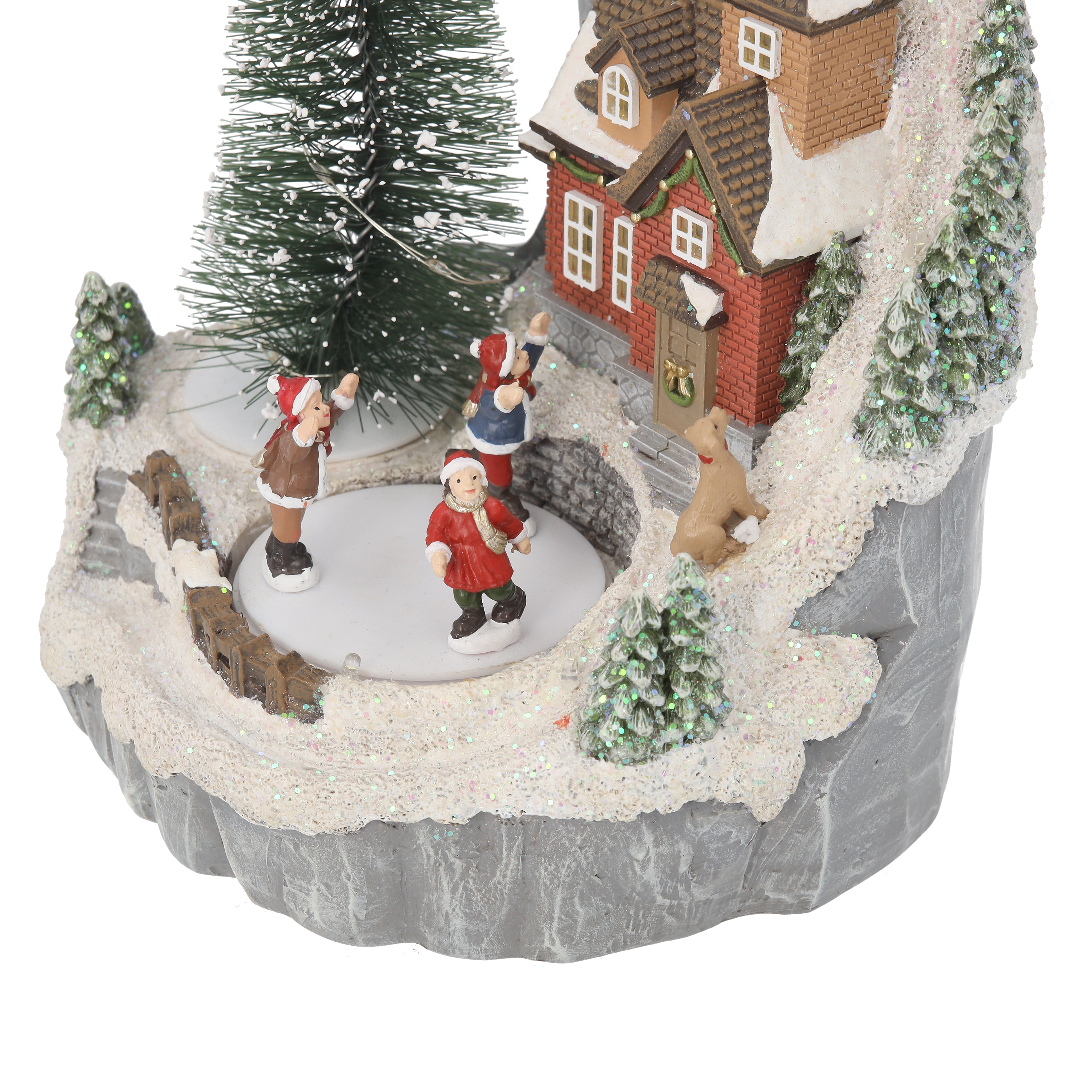 Giostrina di montagna decorativa h 26 x 20 x 18 cm