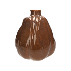 Vaso baccello marrone in ceramica d 25 h 28 cm